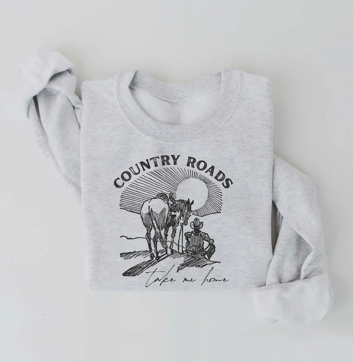 Country Roads Take Me Home Graphic Sweatshirt