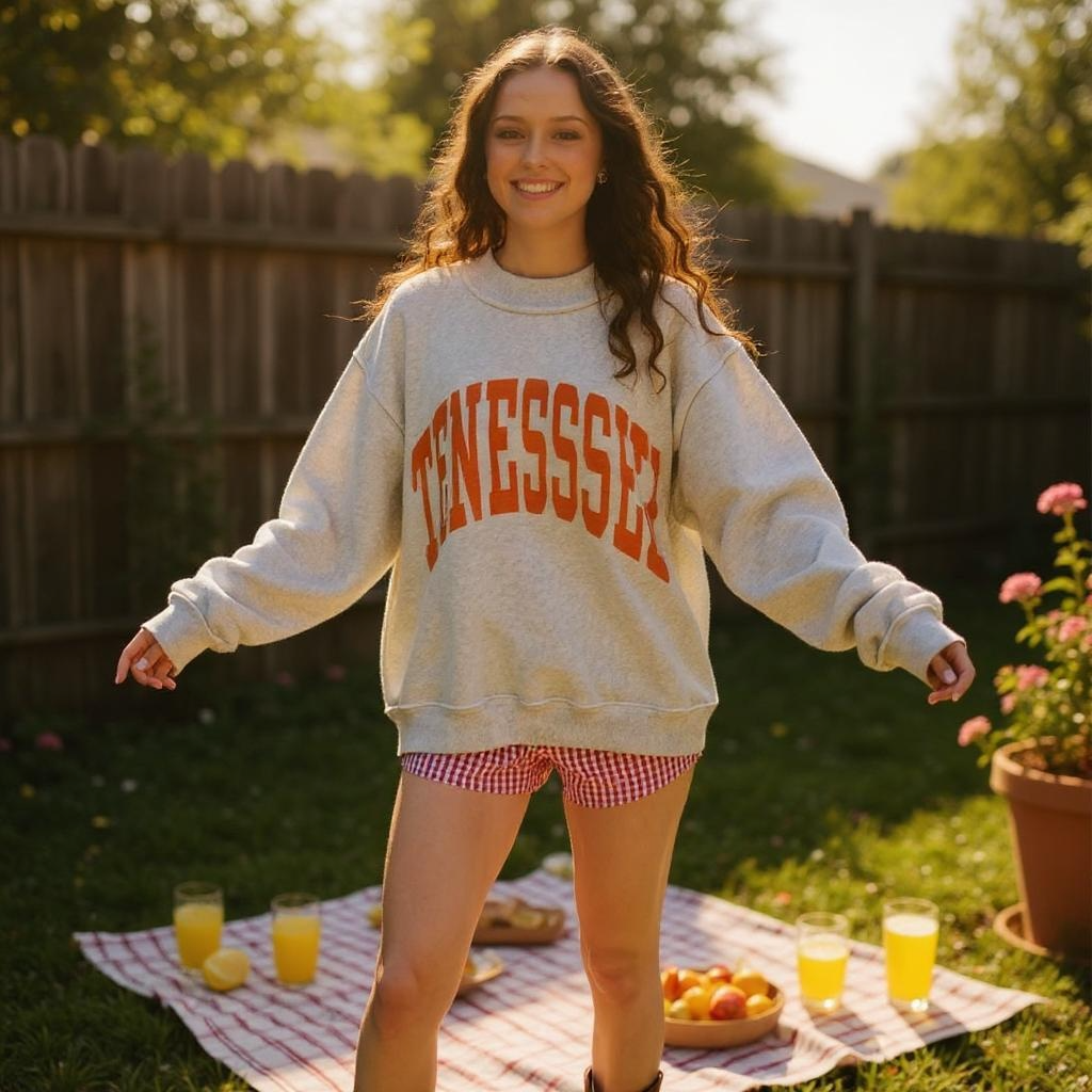 Tennessee & TN Reversible Mock-Neck Sweatshirt