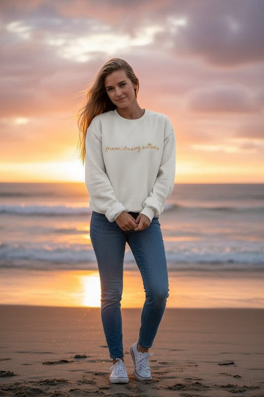 Forever Chasing Sunsets Graphic Sweatshirt