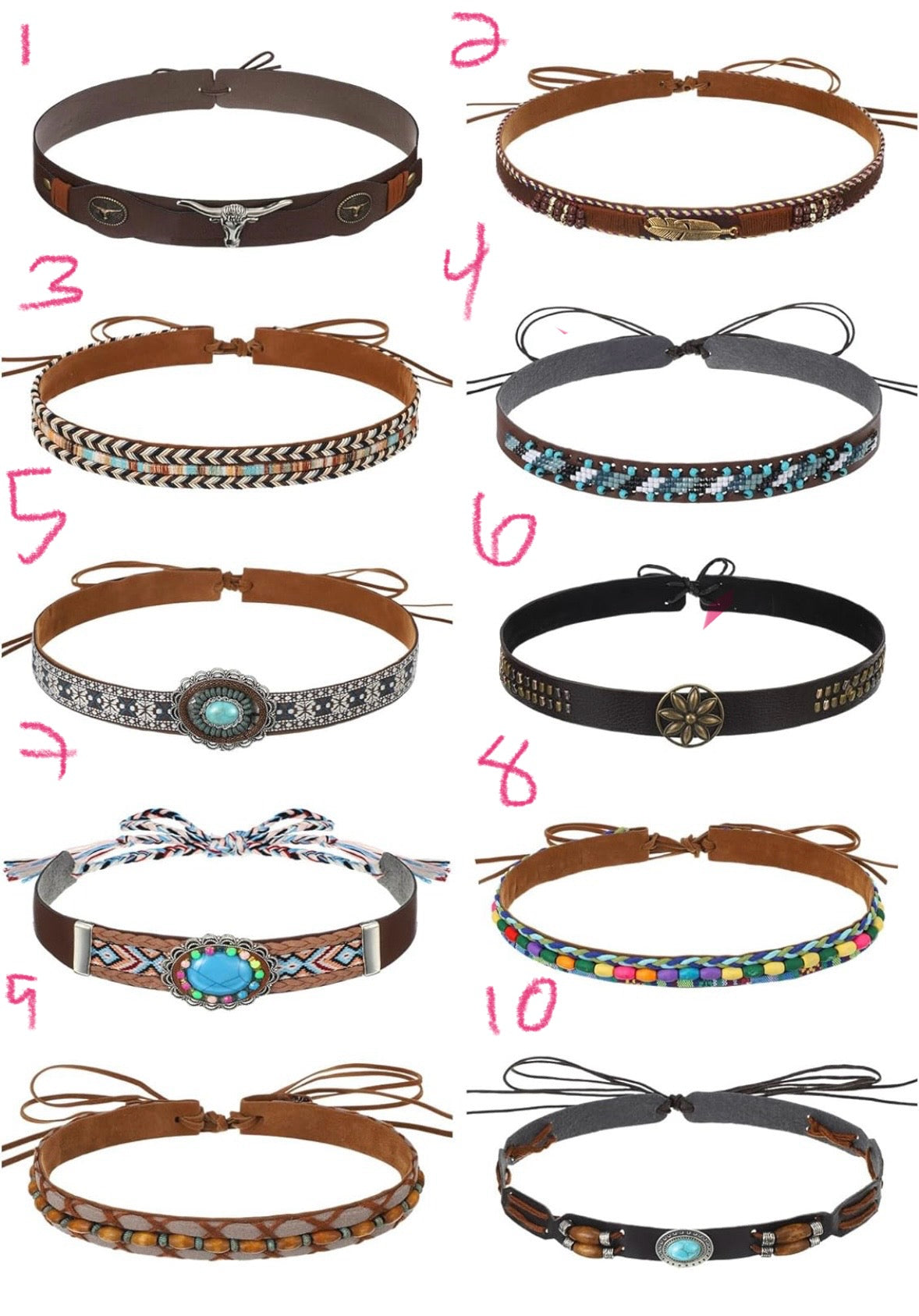 Western Hat Bands