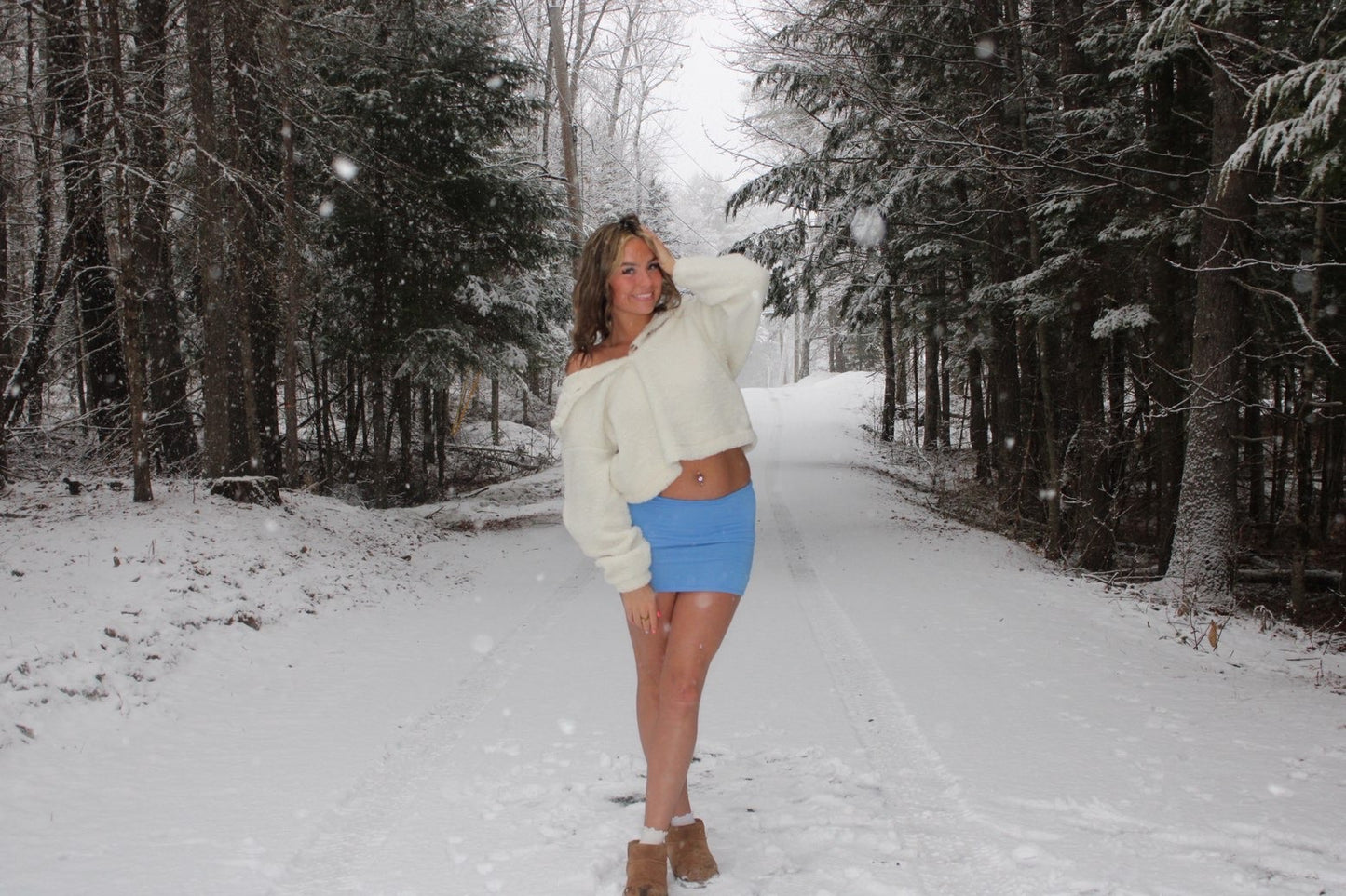 Sherpa Button-Up Two Pocket Hooded Pullover Jacket