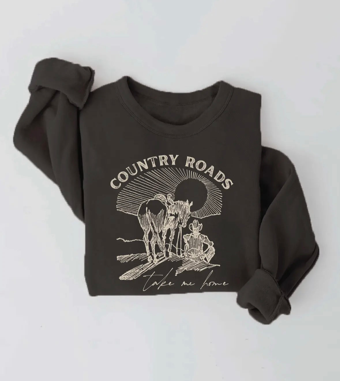 Country Roads Take Me Home Graphic Sweatshirt