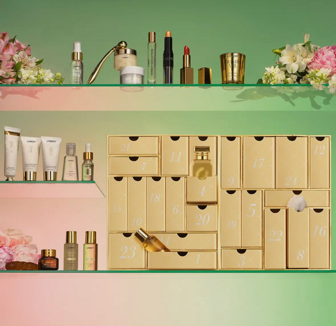 24-PC Limited Edition Advent Calendar Beauty and Skincare Gift