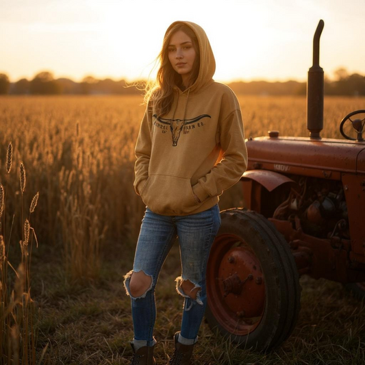 Western Graphic AFC ‘Skull Horns’ Hoodie