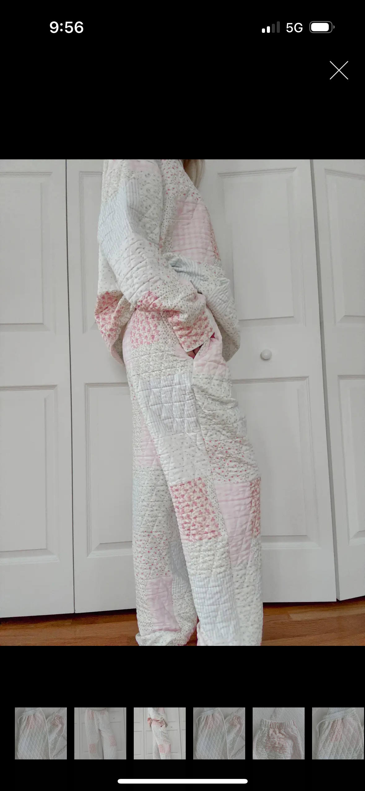 Quilted Pastel Joggers