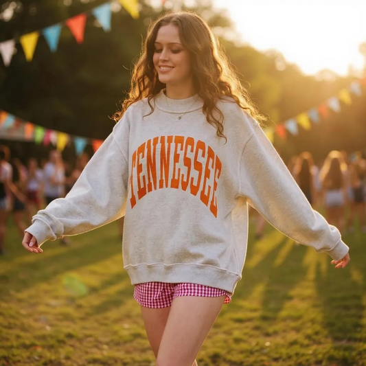 Tennessee & TN Reversible Mock-Neck Sweatshirt