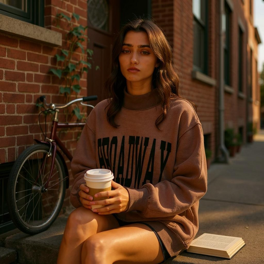 Nashville & Broadway Reversible Mock-Neck Sweatshirt