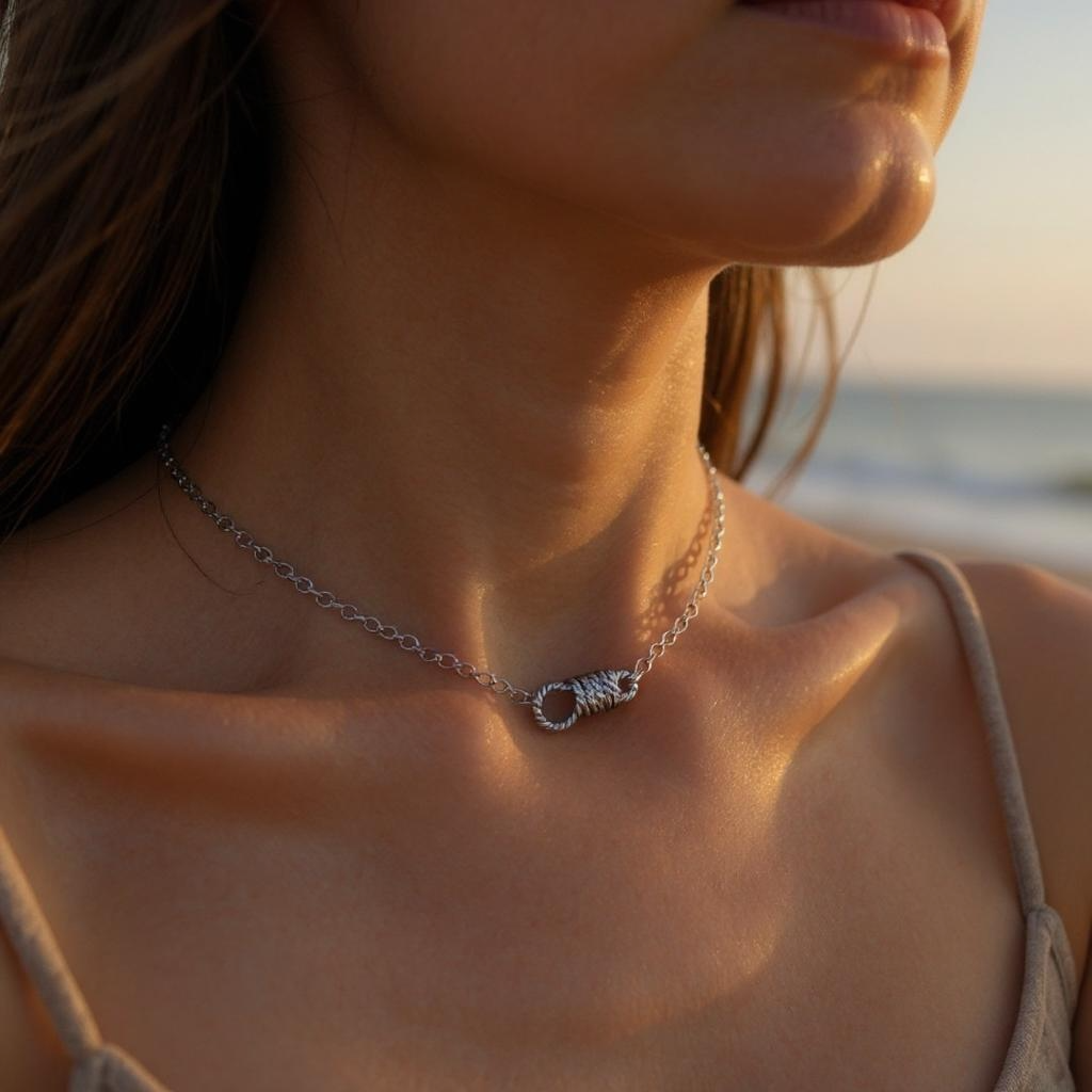 Lasso Rope Pendant Necklace