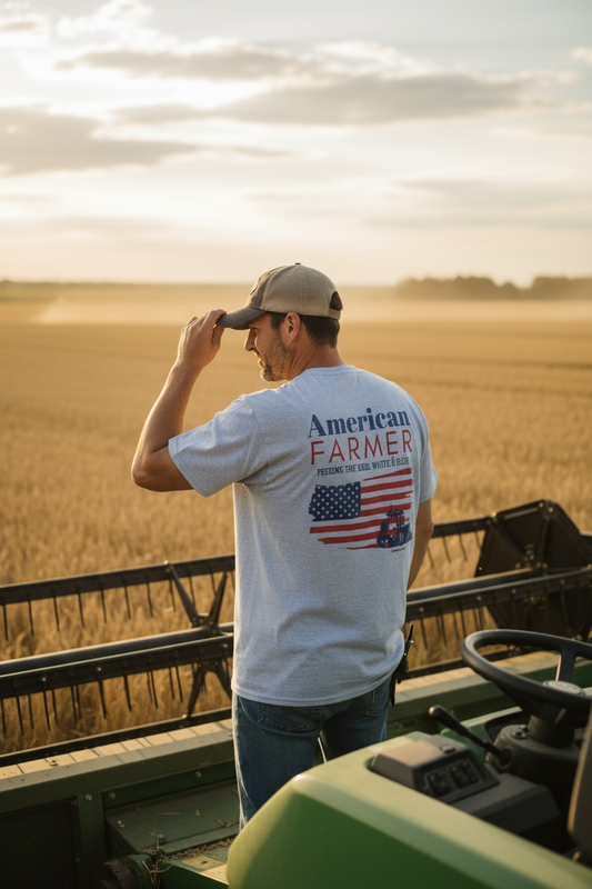 Graphic Western American Farmer Tee
