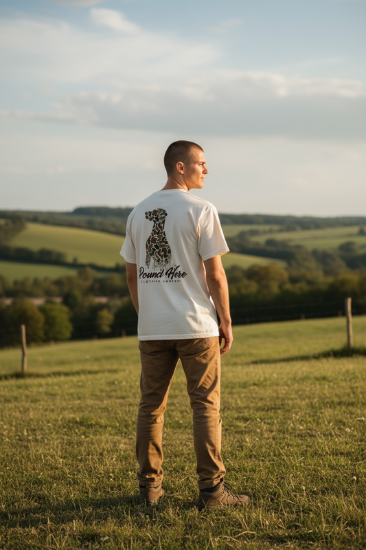 ‘Round Here Clothing Duck Camo Dog