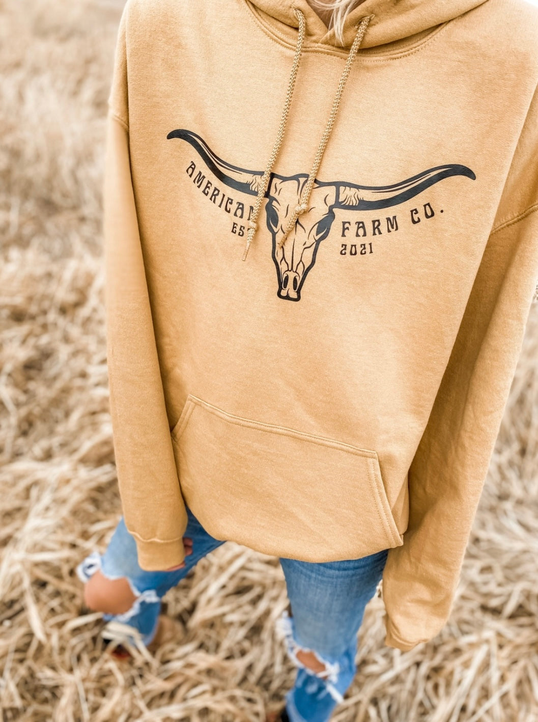 Western Graphic AFC ‘Skull Horns’ Hoodie